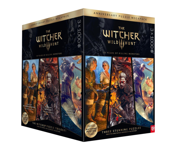Good Loot The Witcher 3: Wild Hunt 10 Years of Killing Monsters Puzzle - 1341949 - zdjęcie